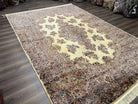 8.8 x 12 Karastan Kirman Rug #781, Antique Karastan Oriental Carpet, Wool Area Rug 9x12, Original Collection 700 Series, Rare Discontinued - Jewel Rugs