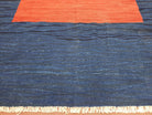 Blue and Red Turkish Kilim Rug, New 6x9 - 7x10 Flatweave Area Rugs, Hand Woven, Wool Handmade Oriental Kilim Abstract Modern Boho, Minimal - Jewel Rugs