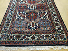 4' X 6' Vintage Handmade Indian Panel Design Wool Rug Veg Dyes - Jewel Rugs