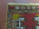 20" X 38" Antique Handmade Turkish Oushak Oshak Yastik Wool Rug Mat Turkey Nice - Jewel Rugs