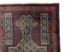 3x5 New Vintage Handmade Wool Rug Tribal Balouch Turkoman Prayer Rug Veggie Dyes - Jewel Rugs