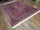 Antique Karastan Rug 5.9 x 9, Karastan Saroukk #785, Original Karastan Collection, 700 Series, Red Wool Karastan Rug, Discontinued, Vintage - Jewel Rugs