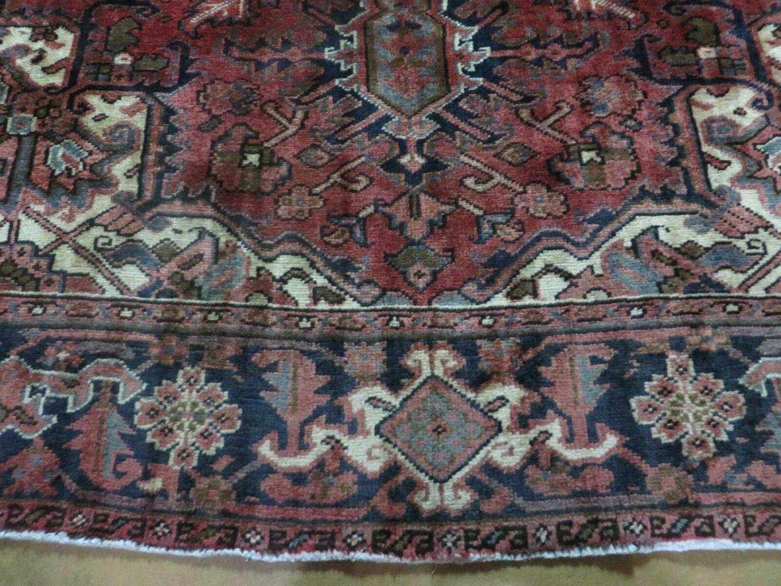 8' X 11' Vintage Handmade Turkish Wool Rug Nice - Jewel Rugs