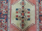 4.5' X 7.5' Vintage Handmade Turkish Wool Rug Heriz Carpet Pink Peach Red Ivory Bohemian Boho Chic Interior Design - Jewel Rugs