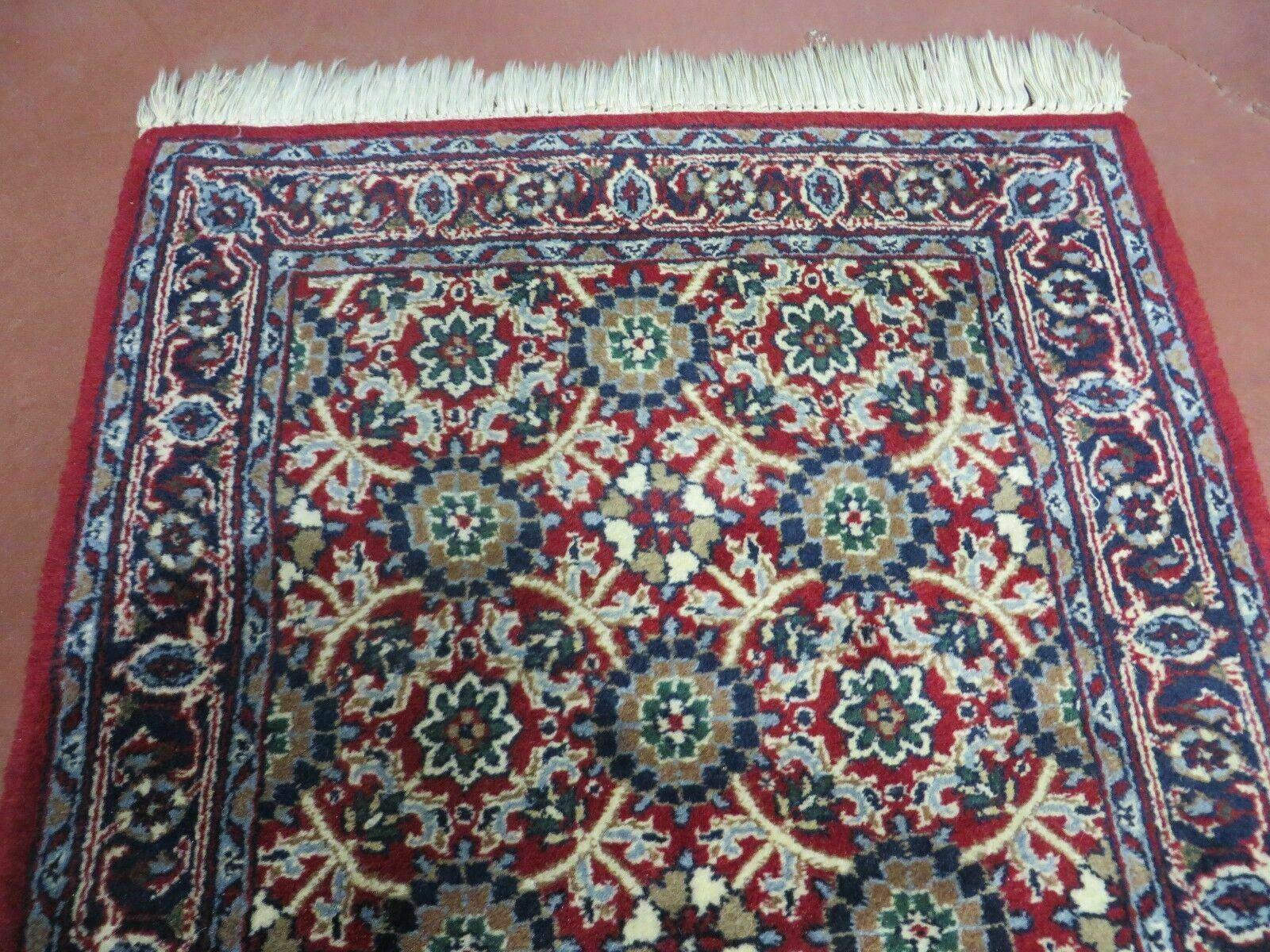 2' X 3' Vintage Handmade Indian Amritsar Wool Rug Small Carpet - Jewel Rugs