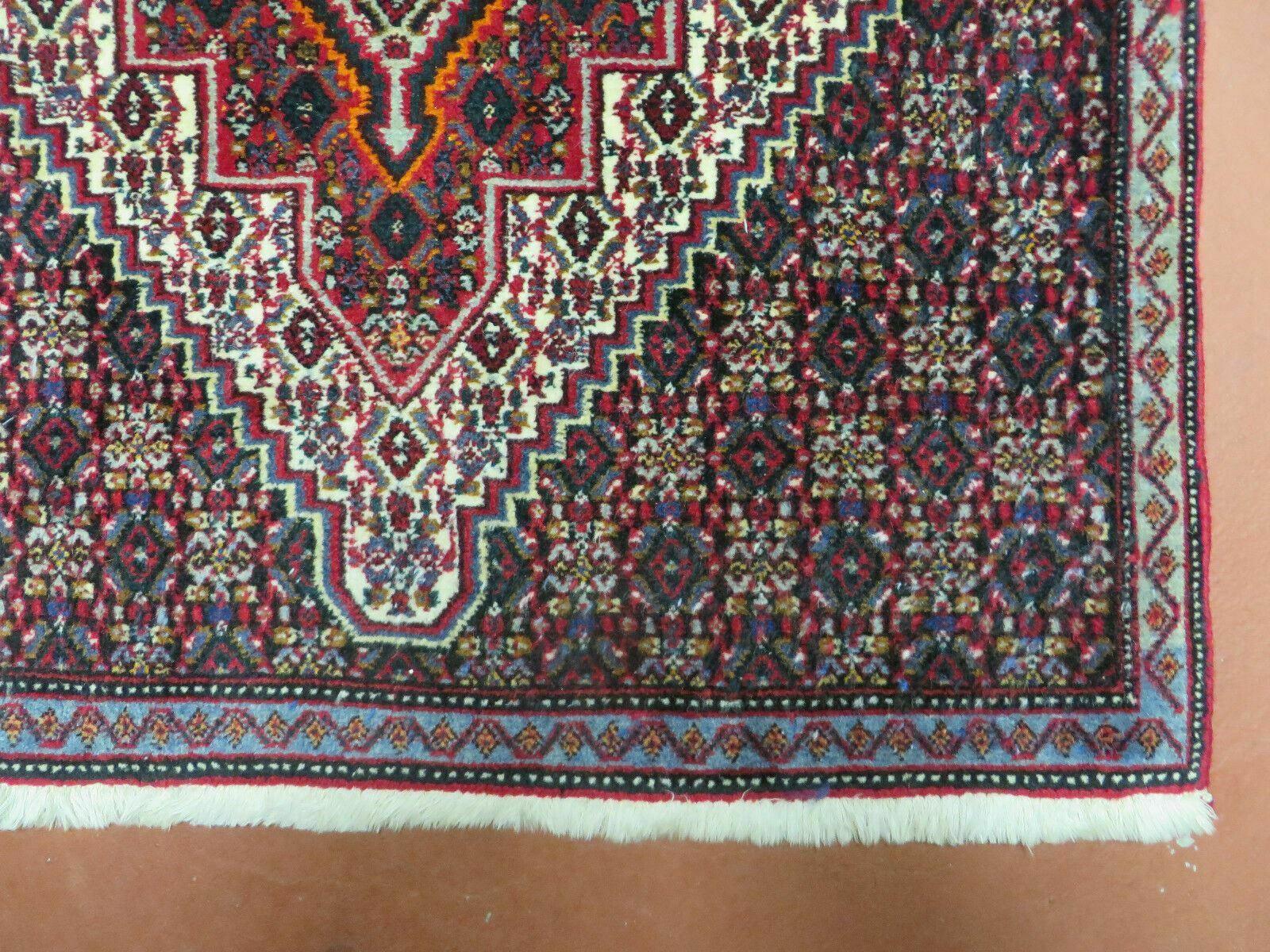 28" X 40" Vintage Handmade Chinese Geometric Oriental Wool Rug Carpet 2.5' x 3.5' - Jewel Rugs