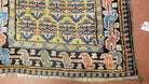 2' 9" x 12' Antique Runner Rug Mustard Yellow Gold Colorful Caucasian Karabagh Kazak Tribal 12ft Runner Nomadic Rug Collectible Carpet Rare - Jewel Rugs