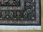 8' X 11' Vintage Handmade Chinese Oriental Allover Wool Rug Carpet Deer Blue - Jewel Rugs