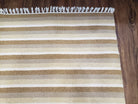 Striped Runner Rug, Flatweave Runner Rug, Hallway Runner, 15 ft Carpet Runner for Hall, Earth Tone Colors, Handmade Hand Woven Farmhouse Rug - Jewel Rugs