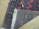 2' X 3' Vintage Handmade Pakistani Turkoman Bokhara Yamud Rug Nice - Jewel Rugs