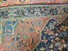 4.5' X 6.5' Handmade Antique Fine Indian Wool Rug Carpet Red - Jewel Rugs