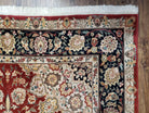 6.5 x 9.5 Medallion Rug 6x9 Vintage Pak Persian Rug, Red Pakistani Rug, Traditional Oriental Rug, Vintage Wool Rug, 5.9 x 9.6 Rug Nice - Jewel Rugs