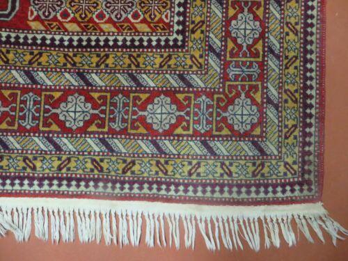 5' X 7' Vintage Hand Made Turkish Perpedil Caucasian Wool Rug Nice - Jewel Rugs