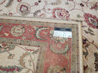 Karastan Rug 8' 8" x 10', Ashara Agra Ivory #549, Room Sized Karastan Area Rug, Wool Karastan Rug, Traditional Rug for Living Room Beige Red - Jewel Rugs