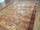 8' x 11' 7" Hand Finished Couristan Modern Contemporary Wool Rug Belgium Brown - Jewel Rugs