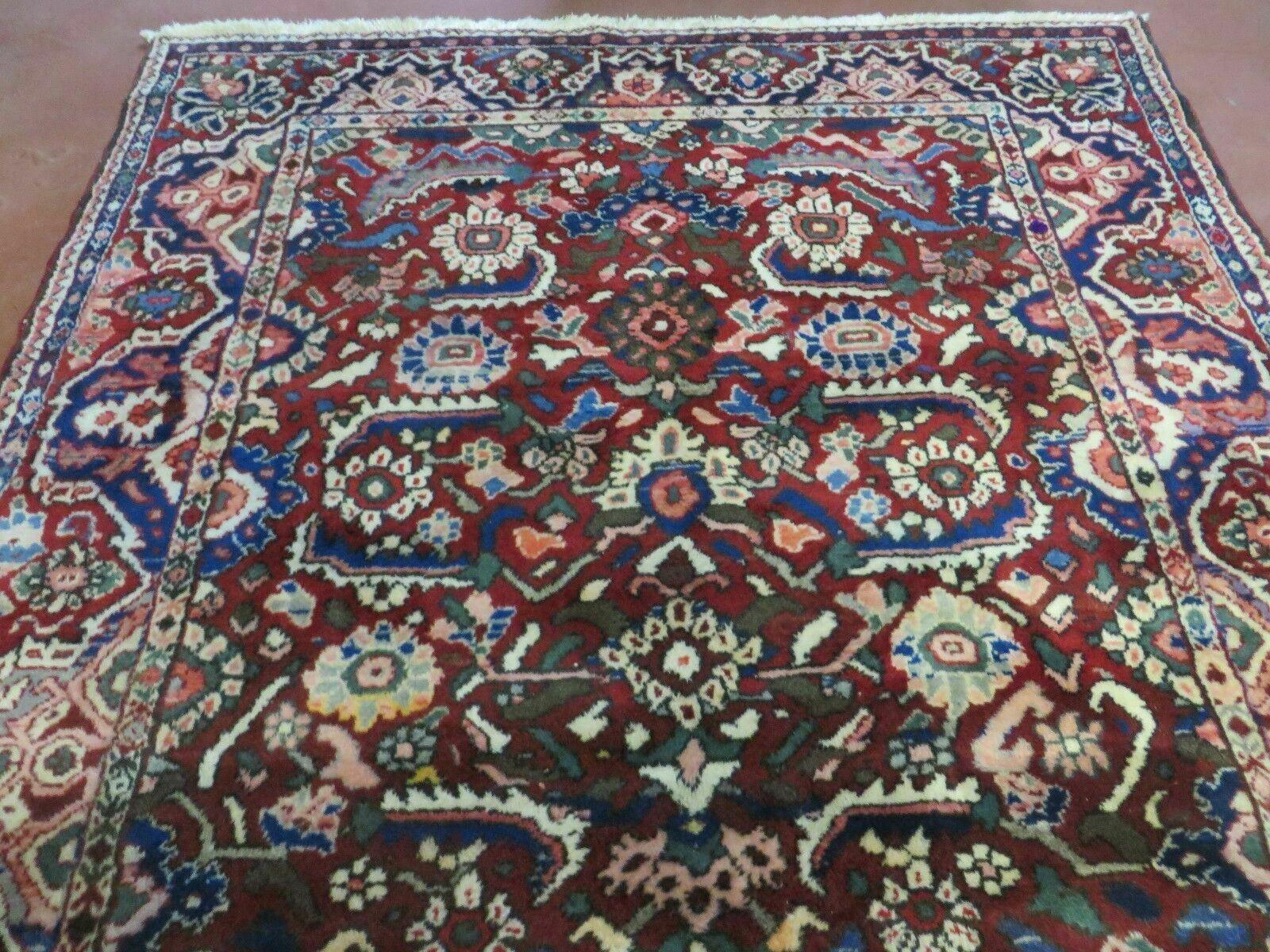 5' X 9' Antique Handmade Turkish Wool Veg Dyes Rug Nice # 107 - Jewel Rugs