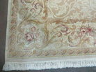 6' X 9' Vintage Handmade Wool Rug Aubusson Savonnerie European Design Nice #815 - Jewel Rugs