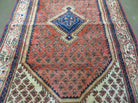 4' X 6' Antique Handmade Indian Wool Rug Red Vegetable Dyes Nice - Jewel Rugs