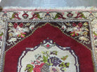 2' X 2' Antique Handmade Turkish Oushak Bergamo Yastik Wool Rug Mat - Jewel Rugs