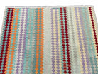 Colorful Kilim Rug 6x8 Multicolor Turkish Kilim Rug 6 x 8 Flat Weave Kilim Playful Anatolian Kilim Wool Kilim New Rug - Jewel Rugs