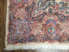 8' 6" X 12' 5" Authentic Vintage Handmade Kirman Wool Rug Beige Organic Nice - Jewel Rugs