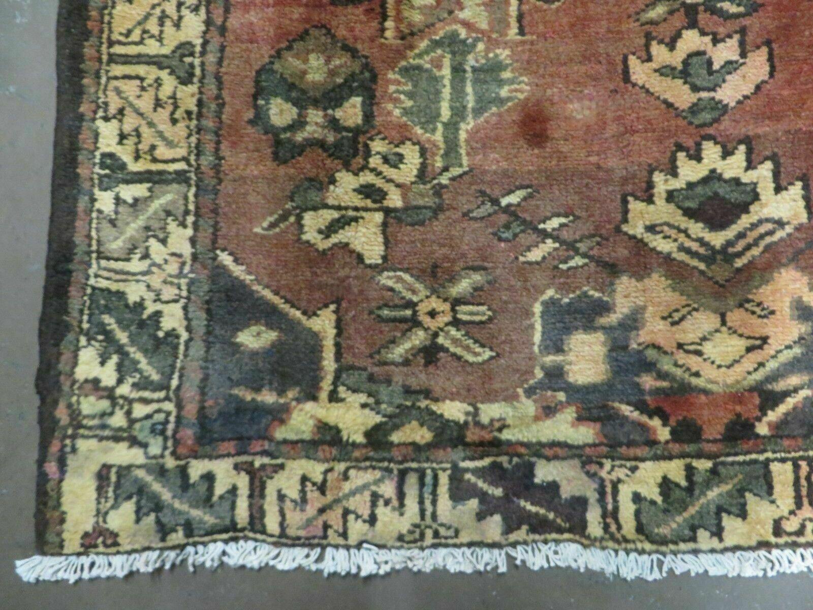 4' X 6' Antique 1920 Handmade Turkish Wool Rug Veg Dye Nice - Jewel Rugs