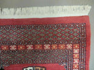 2' 8" X 10' Vintage Handmade Bokhara Turkoman Pakistani Wool Runner Rug Nice - Jewel Rugs