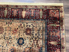 Karastan Samovar Rug #900-901, Karastan Wool Rug 8.8 x 10, Persian Vase Pattern, Tea Wash, Discontinued Carpet, Room Sized, Allover Floral - Jewel Rugs