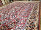 10' X 14' Karastan #700 Red Sarouk # 785 Wool RUG American Made Beauty - Jewel Rugs