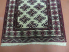 3' X 3' Vintage Handmade Turkoman Bokhara Yamud Wool Rug Nice - Jewel Rugs