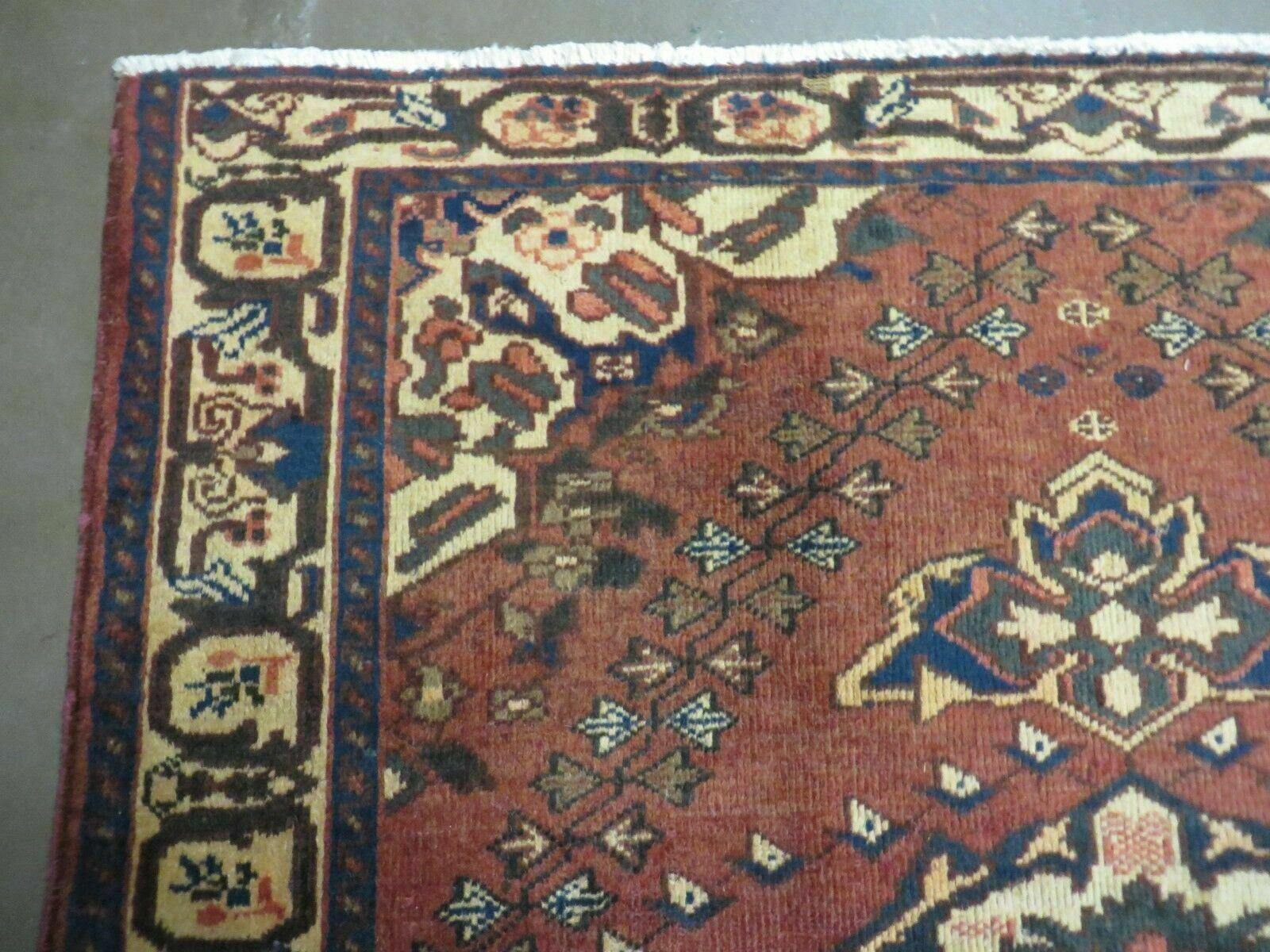 4' X 7' Antique 1920 Handmade Turkish Medallion Wool Rug Veg Dye Nice - Jewel Rugs