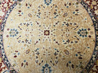 3' Handmade Fine India Knotted Wool Rug Carpet Round Silk Accent Beauty - Jewel Rugs