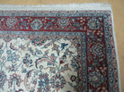 6' X 9' Vintage Handmade Fine Chinese Floral Oriental Wool Rug Carpet Beige - Jewel Rugs