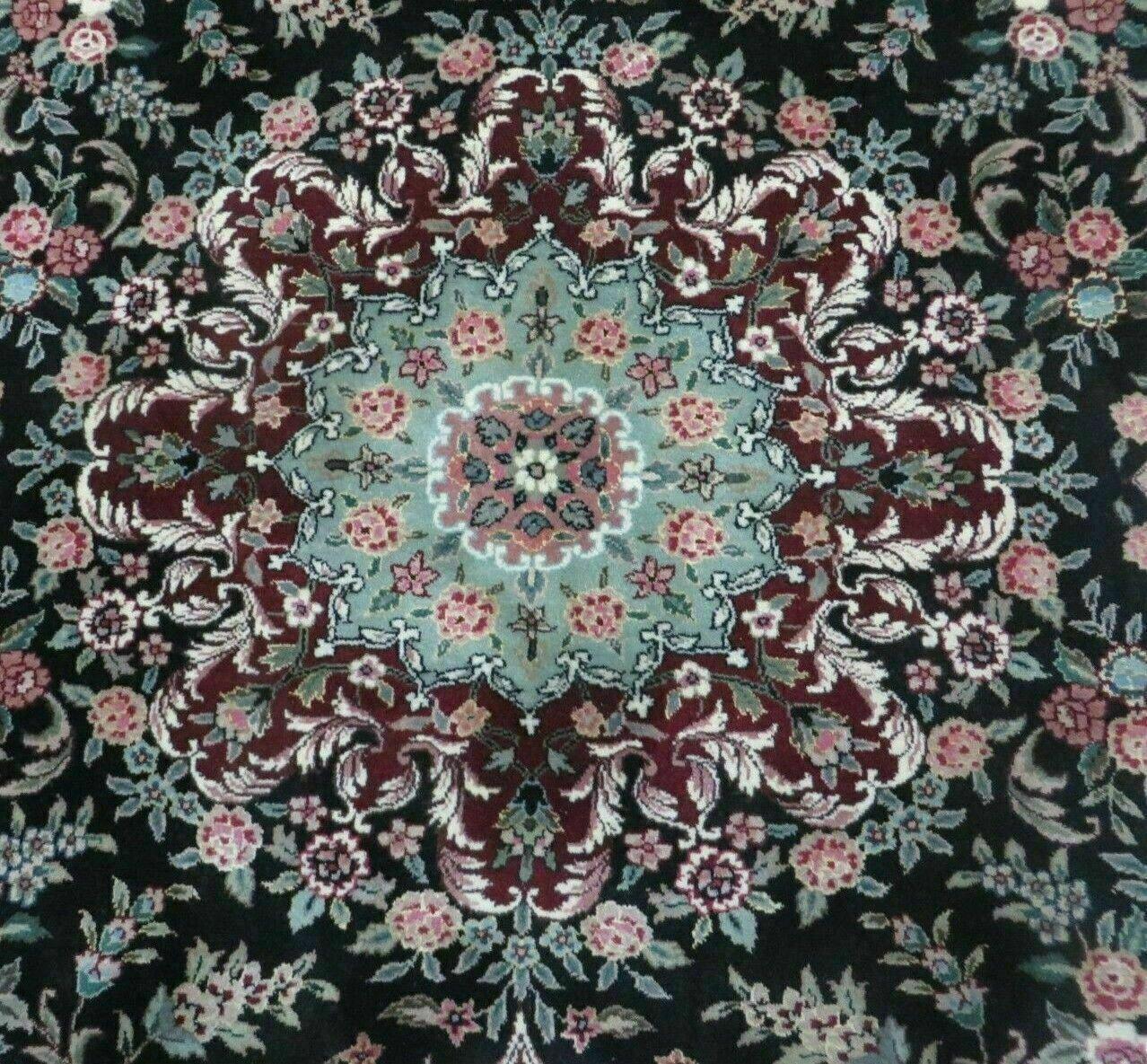 6' X 9' Vintage Hand Made Fine Chinese Floral Oriental Wool Silk Rug Carpet Nice - Jewel Rugs