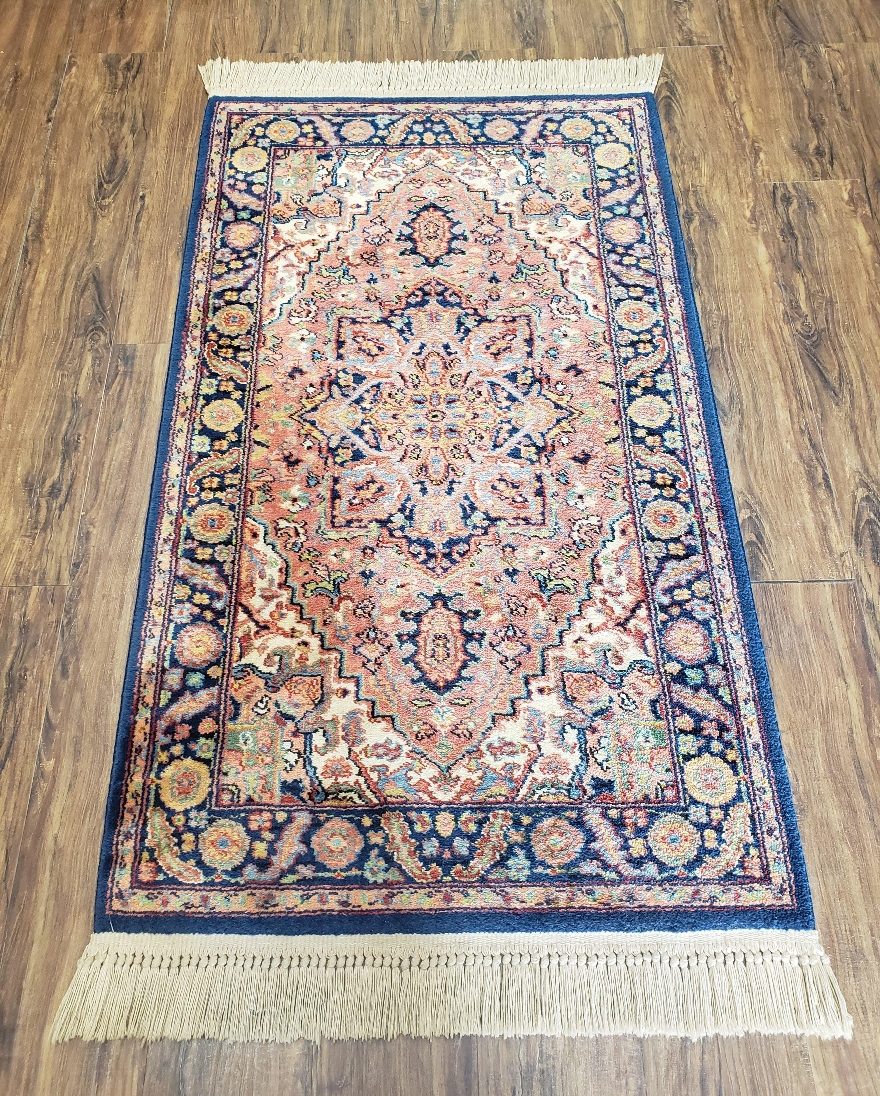 Small Karastan Rug 2.10 x 5, Karastan Heriz #726, Hard to Find Discontinued Original 700 Series, Wool Vintage Heriz Carpet 3x5, Medallion - Jewel Rugs