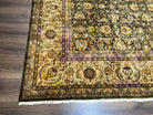 Indian Agra Rug 9x12, High Quality Indo Persian Carpet 9 x 12 ft, Mahal Rug, Tea Wash, Very Fine Oriental Rug, Allover Floral, Handmade Wool - Jewel Rugs