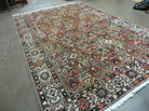 7' X 10' Antique Handmade Indian Wool Rug Floral Oriental Carpet Tribal Nice - Jewel Rugs