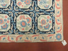 3' X 5' Vintage Indian Embroidery Hand Stitched KASHMIR Rug Wool Nice - Jewel Rugs