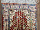 Silk Turkish Hereke Rug 2'1" x 3'4", Tree of Life Silk Rug with Birds, Top Quality Oriental Carpet, Small Silk Rug 2x3, Hand Knotted Vintage - Jewel Rugs