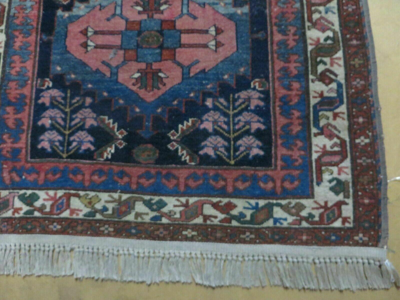 3' X 6' Antique Handmade Turkish Wool Rug Veg Dye Nice - Jewel Rugs