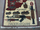 2' X 2'6"Handmade Afghan Balouch Tribal Wool War Rug Gun Tank Helicopter # 159 - Jewel Rugs