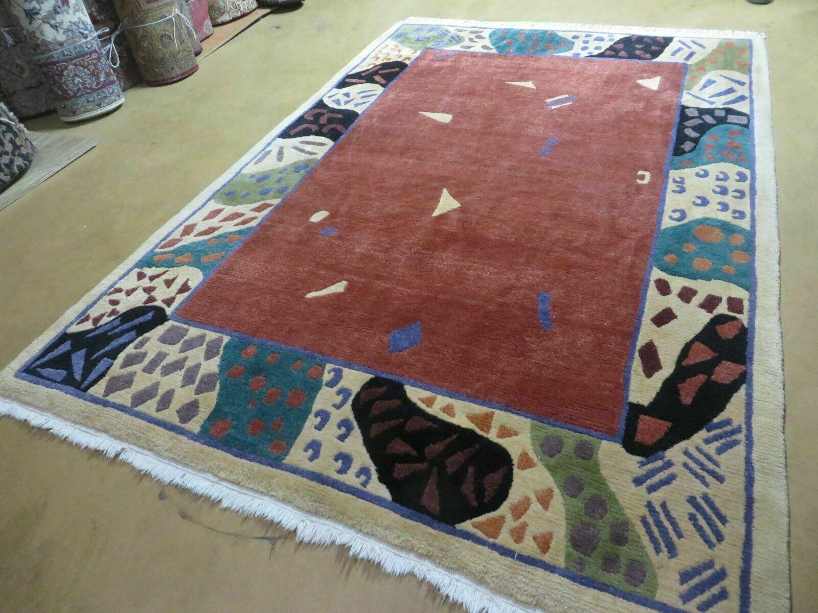 6' X 9' Tufenkian Handmade Tibetan Nepal Chinese Wool Rug Nice - Jewel Rugs