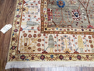 Karastan Rug Paysage #712, Original Collection 700 Series, 8.8 x 12 Karastan Wool Area Rug, Karastan Carpet, Discontinued Karastan, Silver - Jewel Rugs