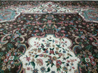 8' X 10' Handmade India Medallion Floral Oriental Wool Rug Carpet Vegetable Dye - Jewel Rugs