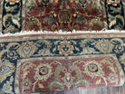 Small Indo Persian Rug 3x5 ft, Indian Mahal Carpet 3 x 5, Hand Knotted Vintage Rug, Teawash, Floral Rug, Oriental Area Rug, Maroon Rug, Wool - Jewel Rugs