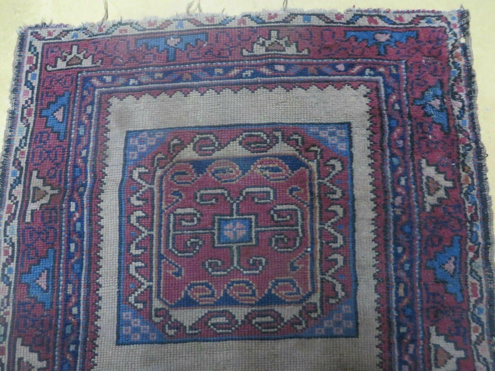 2' 5" X 7' Antique Handmade Turkish Sparta Oushak Wool Runner Rug AS IS - Jewel Rugs