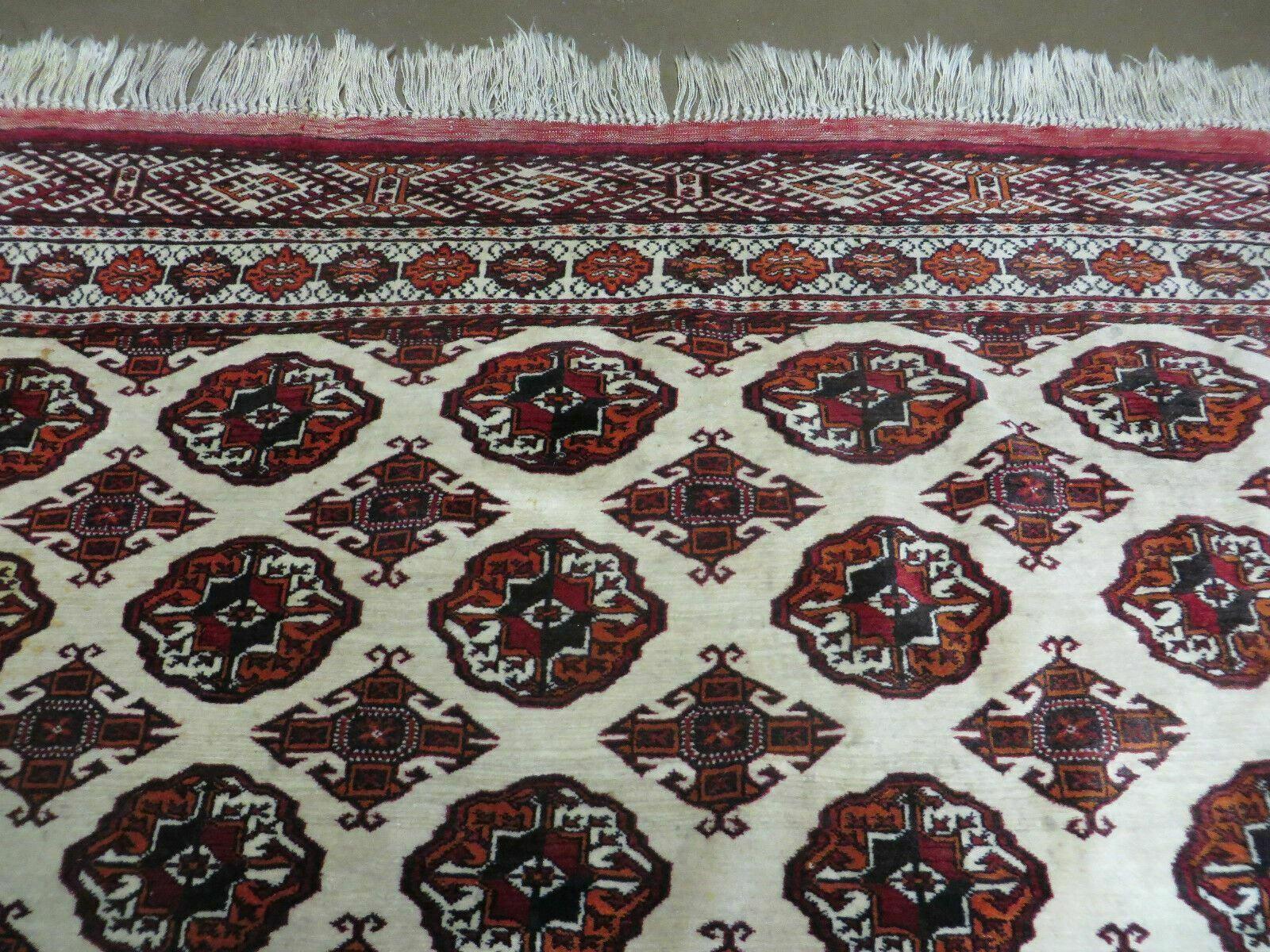 7' X 8' Handmade Finely Knotted Pakistan Turkoman Bokhara Wool Rug Nice - Jewel Rugs