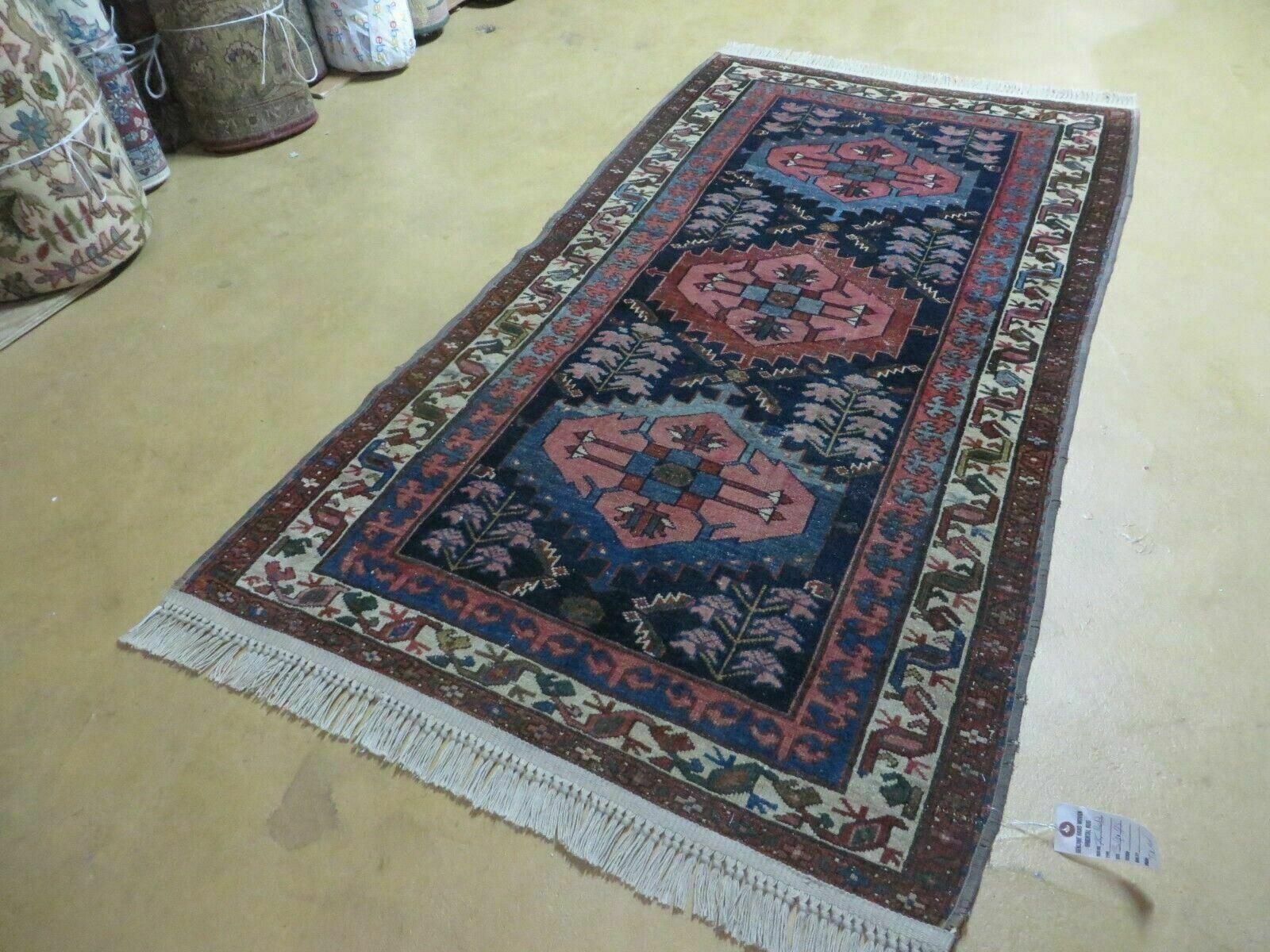 3' X 6' Antique Handmade Turkish Wool Rug Veg Dye Nice - Jewel Rugs