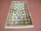 3' X 5' Vintage Art Deco Nichols Handmade Chinese Wool Rug Flowers Vase - Jewel Rugs