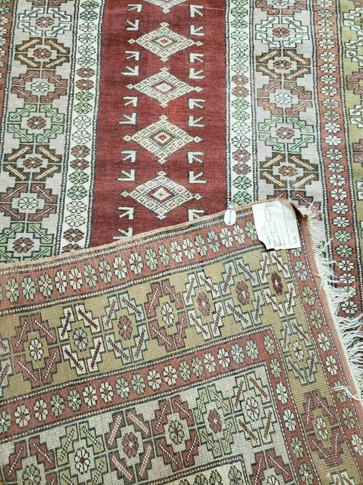 4' X 8' Antique Handmade Turkish Melas Oushak Wool Rug - Jewel Rugs